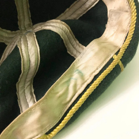 Vintage 60s Wolf Cub Scouts Cap Kids  Boy Scout Stains No Size - Picture 12 of 14